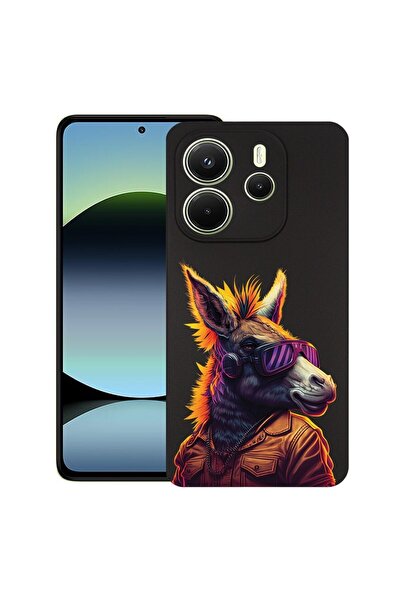 bestcase Калъф за Xiaomi Redmi Note 14, Funky Dunkey, Тънък силиконов 0.8ММ, ...