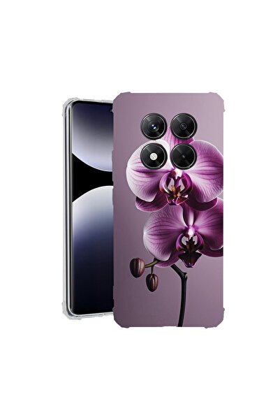 bestcase Husă pentru Xiaomi Redmi Note 15 Pro Plus 5G cu design Orhidee Roz, ...