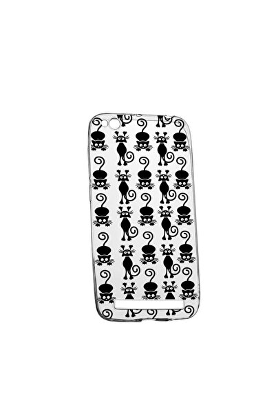 bestcase Husa Silicon, Transparent, Slim, Black Cat, 115, Xiaomi Redmi 5A