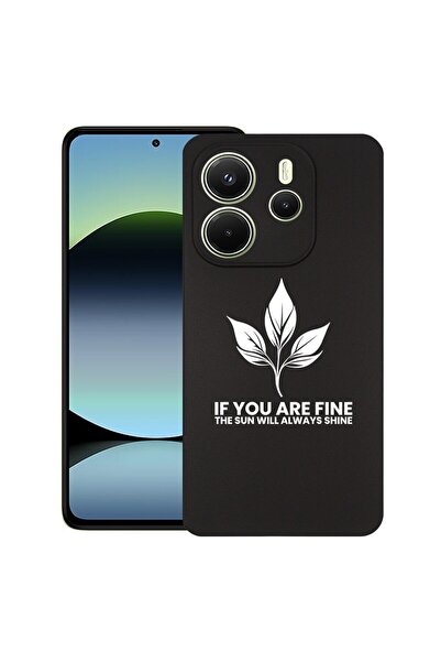 bestcase ¬Æ Husa pentru Xiaomi Redmi Note 14, If you are fine, Slim Silicon 0...
