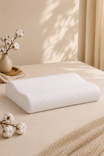Binna Home Relax Pamuklu Ortabedik Boyun destekli 50 x 70 Cm Yastık