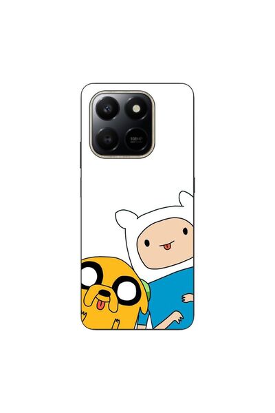 OEM Husa compatibila cu Honor X7d Silicon Gel Tpu Model Finn and Jake Tongues
