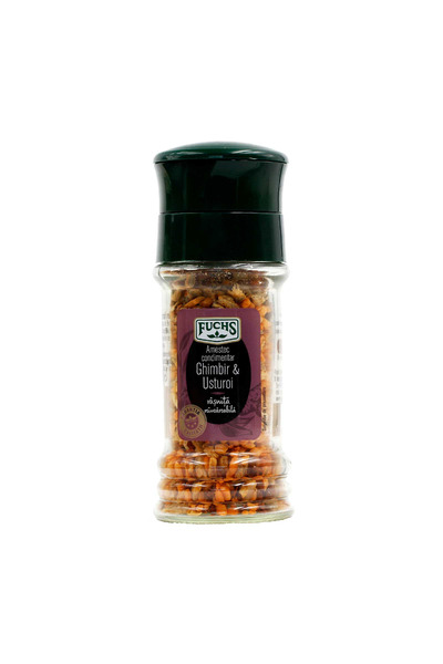 Fuchs Amestec condimentar cu ghimbir si usturoi Fuchs, rasnita, 60g