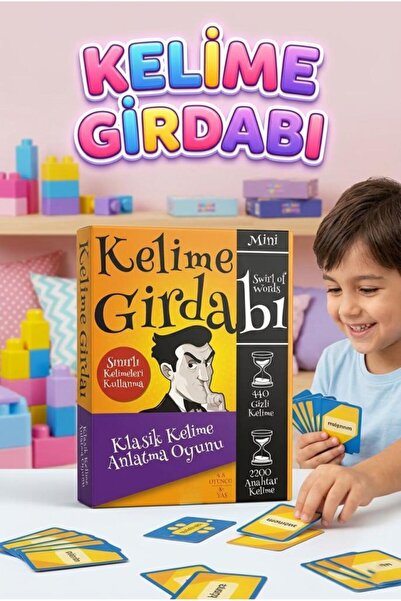 Tıfıl Toys Mini Kelime Girdabı! 440 Gizli Kelimeli 2200 Anahtar Kelimeli 4-8 ...