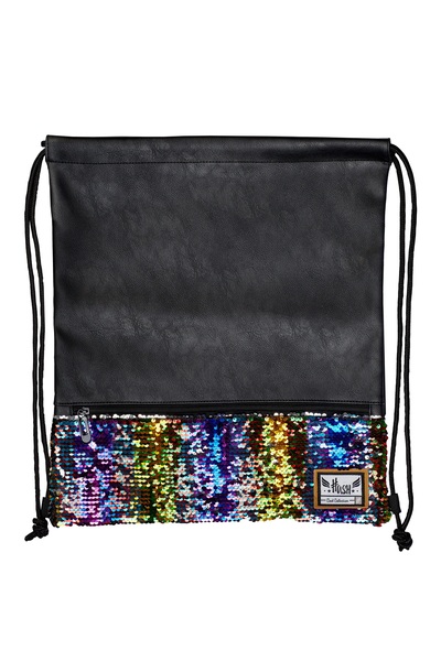 Astra Saculet, piele ecologica, cu paiete multicolore, dim. 45x38 cm, ASTRA, ...