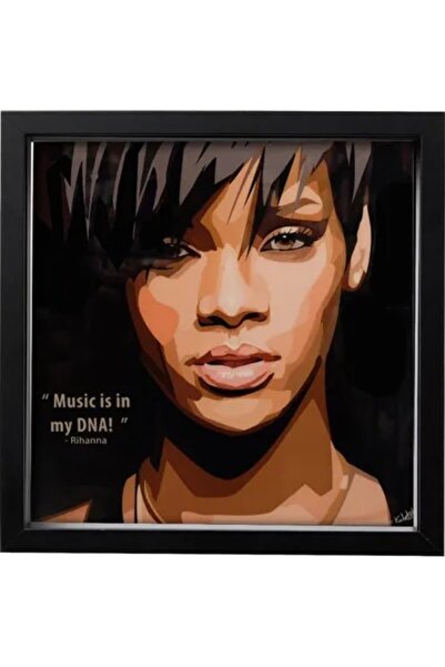 Boomah Accessories Rihanna Pop Art Poster with Frame