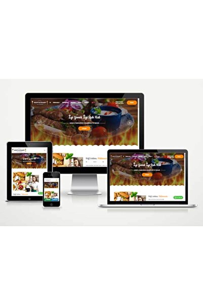 Cafe - Restaurant Web Sitesi Paketi