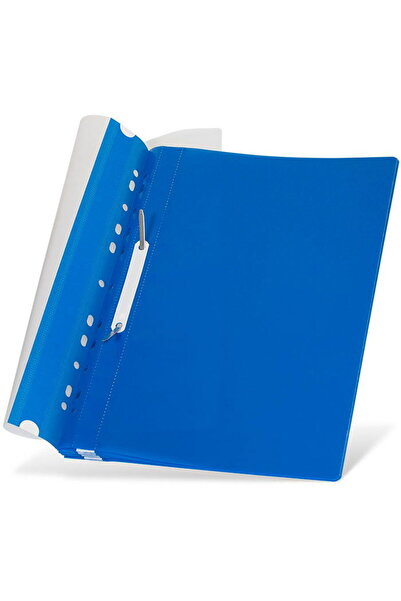 Globox PLASTIC FILE WITH RAIL AND EXTRA PERFORATIONS Dark blue