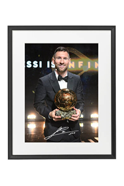 Boomah Accessories Lionel Messi Ballon d'Or Winner 8 Unlimited Autographed Po...