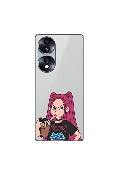 OEM Husa compatibila cu Honor 70 Silicon Gel Tpu Model KPop Demon Hunters Ser...