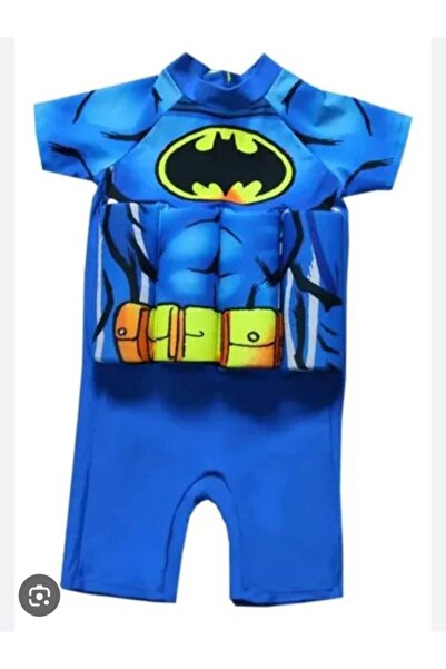QuickStoq Swim Cap Swimsuit for Kids, Short Sleeve Zipper Sea Animal Print Ba...