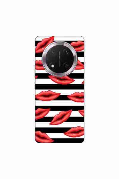 OEM Θήκη συμβατή με Honor Magic7 Lite από σιλικόνη gel TPU με σχέδιο ριγέ φιλ...