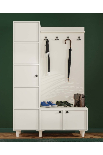 miracool Zambak Portmanto / Vestiyer / Komple MDF / Şık Tasarım / 1. Kalite