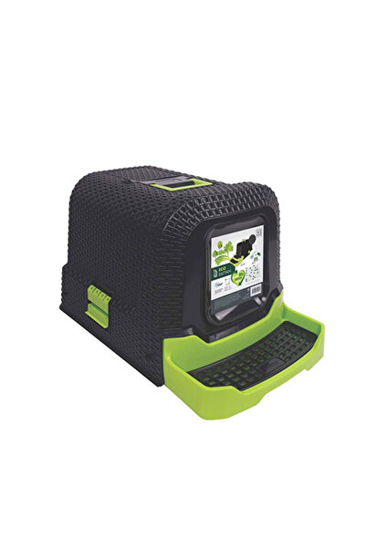 M-PETS Eco Rattan Kapalı Kedi Tuvaleti 69x42x41 Cm