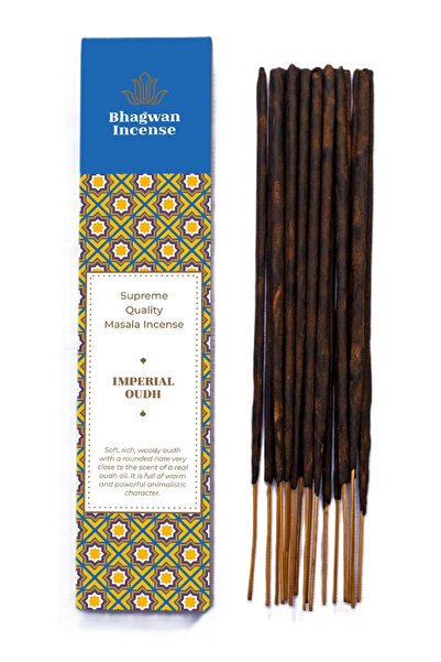 Bhagwan Incense Oudh Imperial - bețișoare parfumate masala naturale premium, 15g