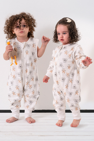 YİNZ Bebek & Çocuk Uyku Tulumu 1.0 TOG Çıkarılabilir Kollu (2 Kullanım), Çift...