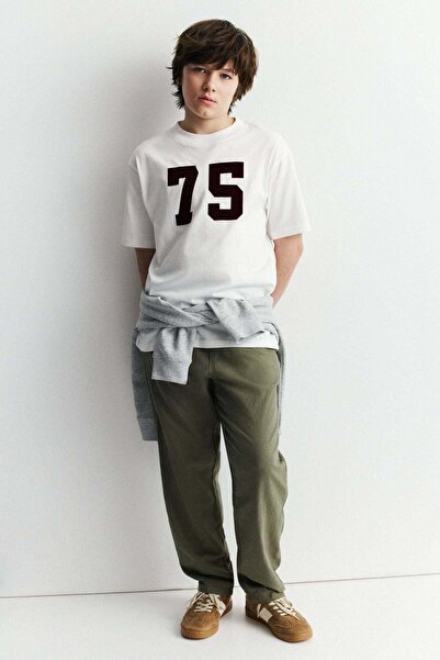 H&M Linen-blend trousers