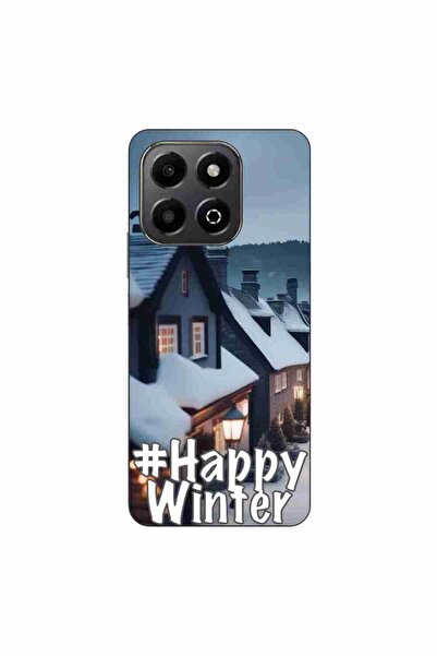 OEM Husa compatibila cu Honor X6b Silicon Gel Tpu Model Happy Winter