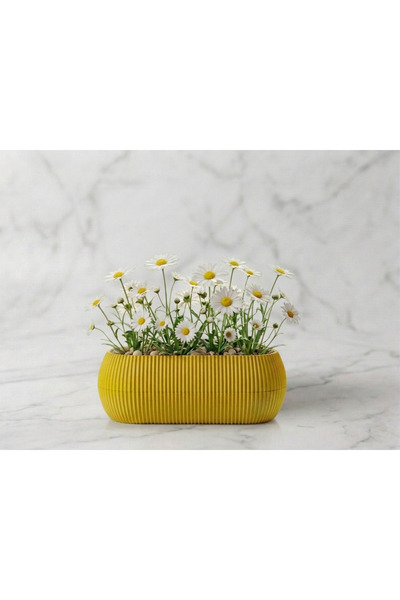 Ta-Fu Global 1,3 LT Dikdörgen Balkon Saksısı (25cm x 8,5cm x 10cm en boy yük)