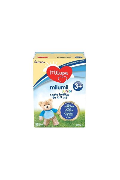 Milupa Junior 3+, formula speciala lapte praf, de crestere fortifiant, 600 g