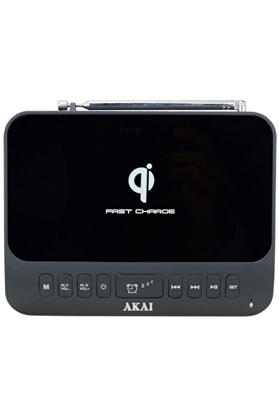 AKAI Radio cu ceas ACRB-1000, Bluetooth 5.1, AM/FM, USB, Negru