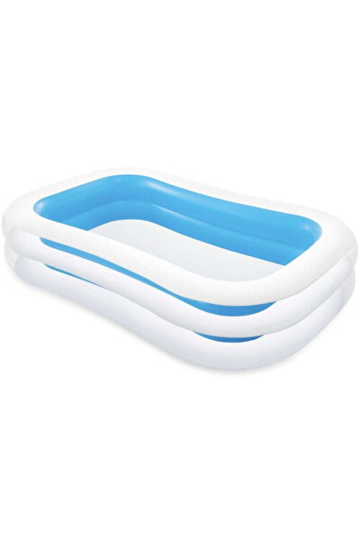 Intex Piscina gonflabilă 56483, 770 L, 262 x 175 x 56 cm, Albastru/Alb