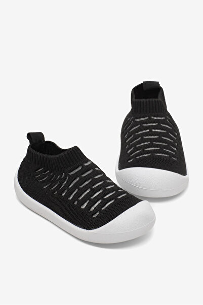 Tonny Black Pantofi pentru copii, unisex, negri, confortabili, cu talpă ortop...