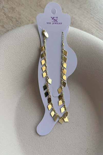 mosmoda YSX Gold Halhal, Uzunluk:(20+5)cm, Üst Kalite