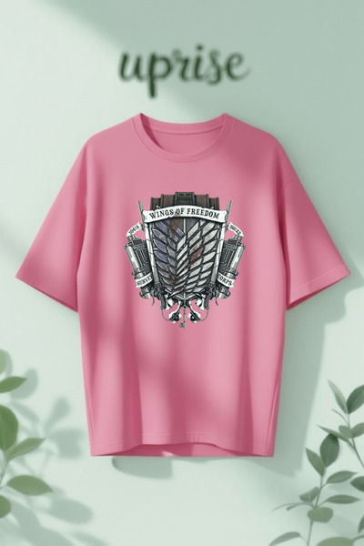 Vordevia Attack on Titan Scouting Legion Wings of Freedom Printed Cotton Over...