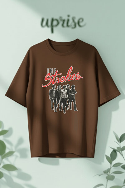 Vordevia The Strokes Printed Cotton Oversize T-Shirt