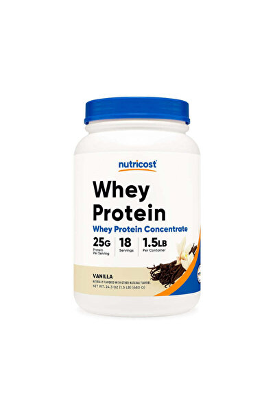 Nutricost Whey Protein Concentrate 1.5 lb - 25 Grams of Protein per serving