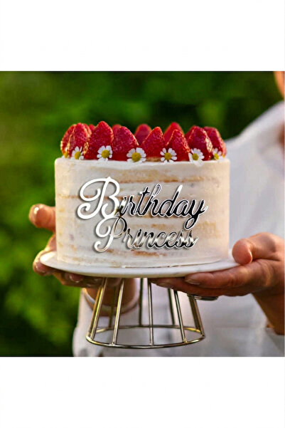 AYCE Birthday Princess-Silver Cake Front Lettering