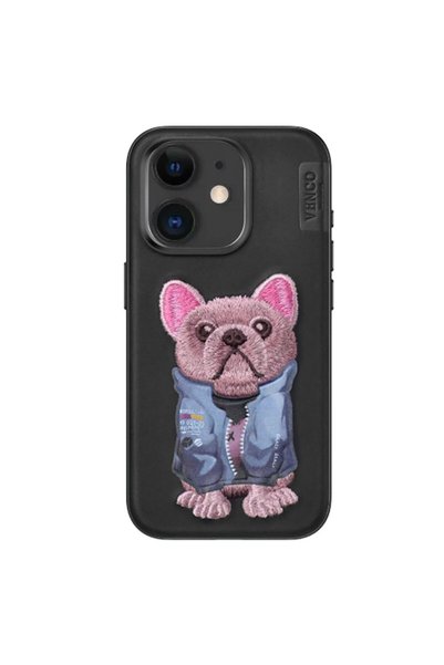 Ethab Ticaret Glb-Stl41414 Venco iPhone 11 Cute Patterned Cover - Black