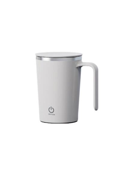 OEM Smart Automatic Rotary Mixing Magnetic Thermos Mug, Stainless Steel, 400m...