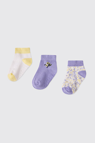 Panço Baby Girl Lilac Socks