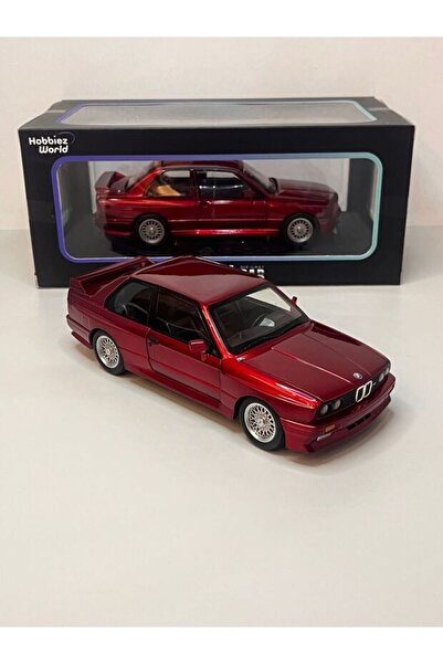 HOBBİEZ WORLD BMW E30 M3 Kırmızı 1/24 Model Araba