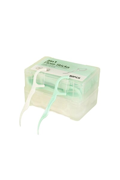 minigood Mangoods Dental Cleaning Thread with Sodium Fluoride -80 Capsules