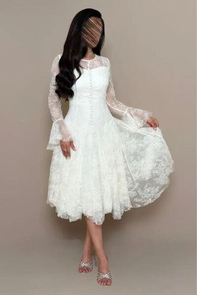 Sukar French Soft Lace Dress 5 Colors