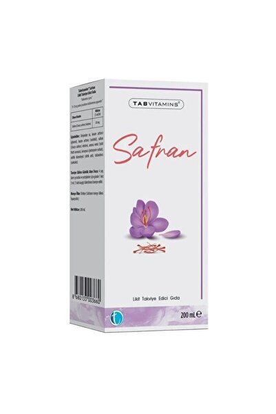Tab İlaç Tabvitamins Saffron Liquid 200 ml