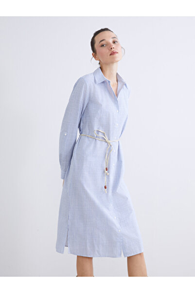 LC Waikiki Sash Striped Women's Shirt Tunic