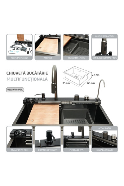 lavella Multifunctional Kitchen Sink