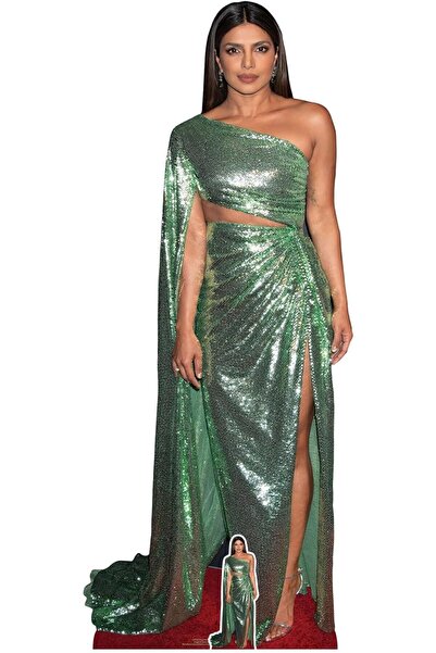 STAR CUTOUTS CS1130 Priyanka Chopra Height 170cm Cardboard Cutout with Mini