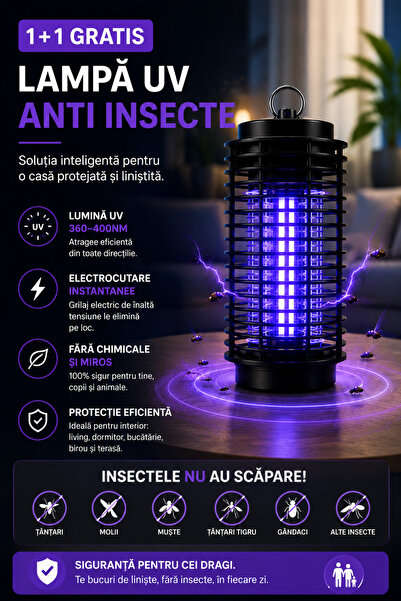 OEM SET 1+1 UV ANTI-INSECT LAMP (RO-V02)