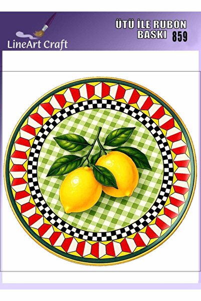 LİNEART Iron-On Rubon Transfer Printing for Wood & Fabric Transfer No:Rb859-3...