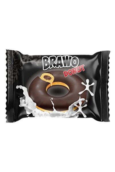 Anı Brawo Donut Cake Black 40 g | Kakao Kaplamalı Kek