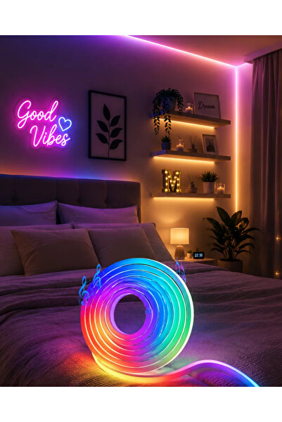 northcity n RGB Neon Şerit Işıklar - 16 Milyon Renk USB Led TV Arkası Oyun Od...