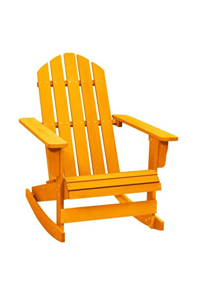 vidaxl Scaun balansoar grădină Adirondack portocaliu lemn masiv brad
