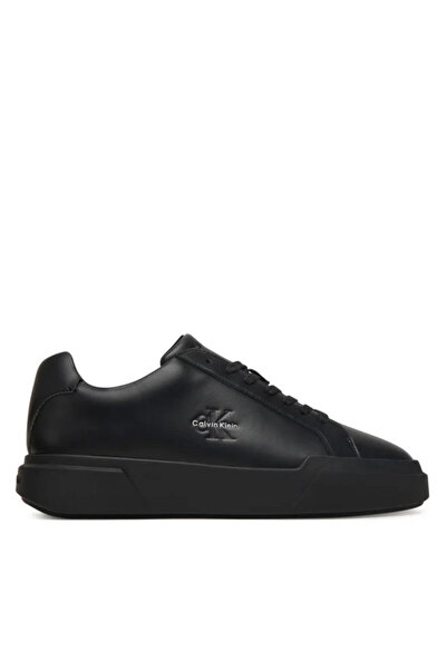 Calvin Klein Ανδρικά Δερμάτινα Sneakers Μαύρα YM0YM01344-0GJ