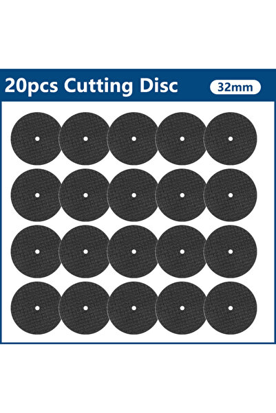 Choice 20pcs CMCP 20pcs Abrasive Cutting Disc 32mm With Mandrels Grinding Whe...