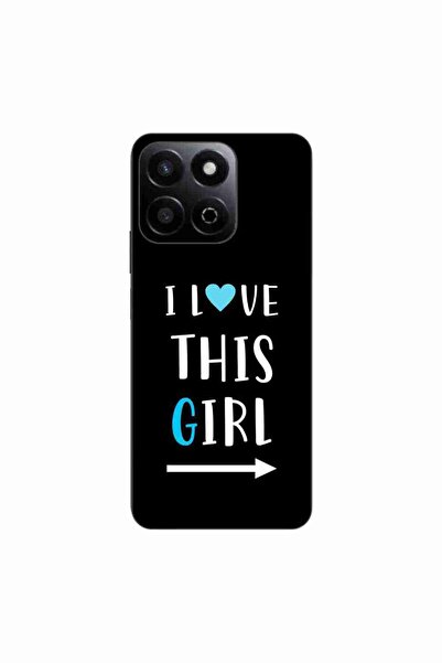 OEM Husa compatibila cu Honor 200 Smart Silicon Gel Tpu Model Cupluri I love ...